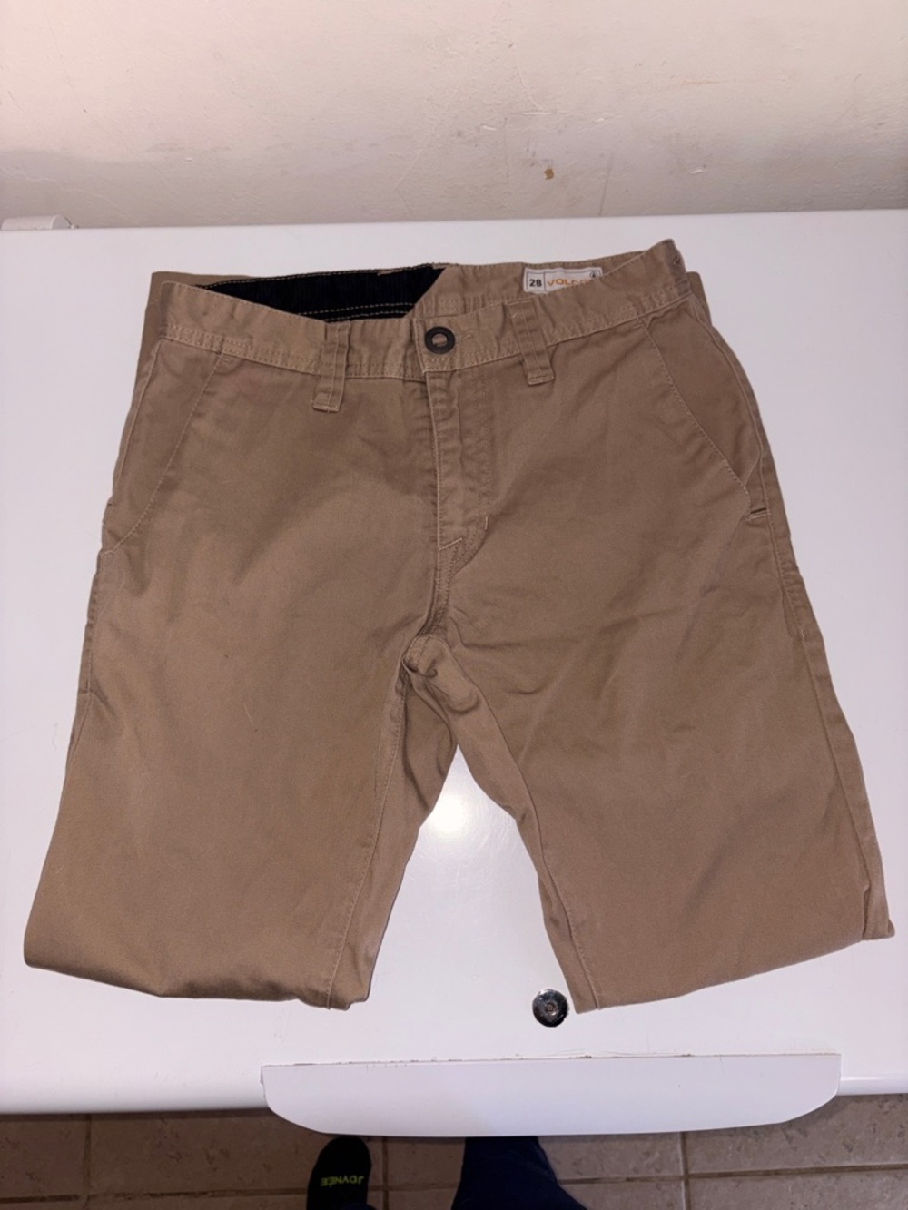 Volcom Men's Tan Chino Shorts